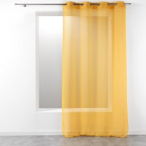 Žlutá záclona 140x240 cm Telma – douceur d'intérieur