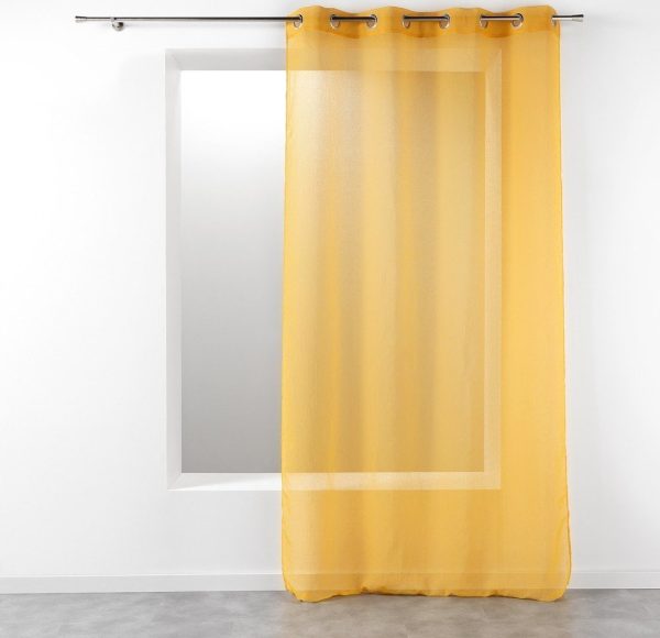 Žlutá záclona 140x240 cm Telma – douceur d'intérieur