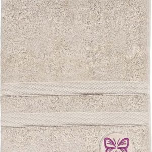 Béžová froté bavlněná osuška 70x140 cm Hope – Foutastic