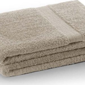 Béžový froté bavlněný ručník 30x50 cm Marina – DecoKing