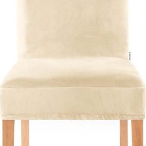 Béžový napínací potah na židli 48 cm Sento – Restilo