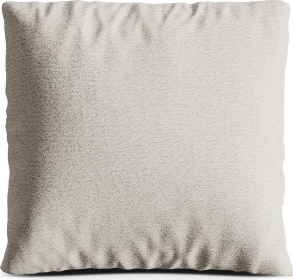 Béžový polštář na gauč z textilie bouclé Kemi – Cosmopolitan Design