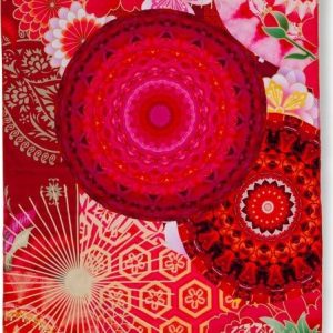Červená rychleschnoucí plážová osuška 50x100 cm – HIP