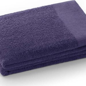 Fialový froté bavlněný ručník 30x50 cm Amari – Restilo