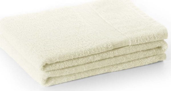 Krémový froté bavlněný ručník 30x50 cm Marina – DecoKing