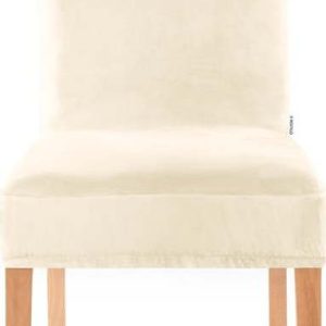 Krémový napínací potah na židli 48 cm Sento – Restilo
