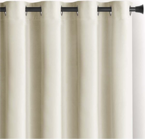 Krémový sametový dimout závěs 140x245 cm – Restilo