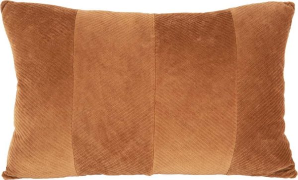 Pískově hnědý dekorativní polštář PT LIVING Ribbed
