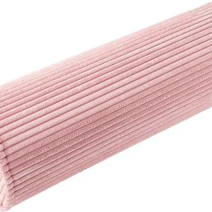Růžový manšestrový dětský pohovkový polštář Roll – Wigiwama