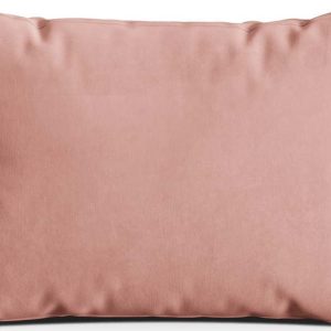 Růžový sametový polštář na gauč Kemi – Cosmopolitan Design