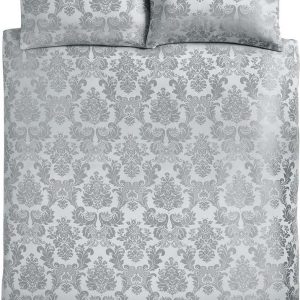 Šedé povlečení Catherine Lansfield Jacquard