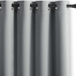 Šedý zatemňovací závěs 140x175 cm Eyelets – Restilo