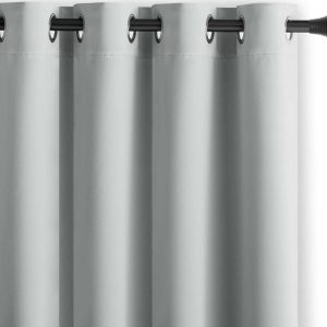 Světle šedý zatemňovací závěs 140x175 cm Eyelets – Restilo