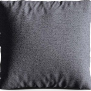 Tmavě šedý polštář na gauč z textilie bouclé Kemi – Cosmopolitan Design