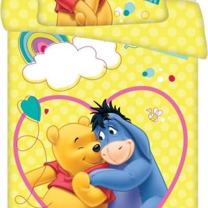 Žluté bavlněné dětské povlečení do postýlky 135x100 cm WTP "Smile" – Jerry Fabrics