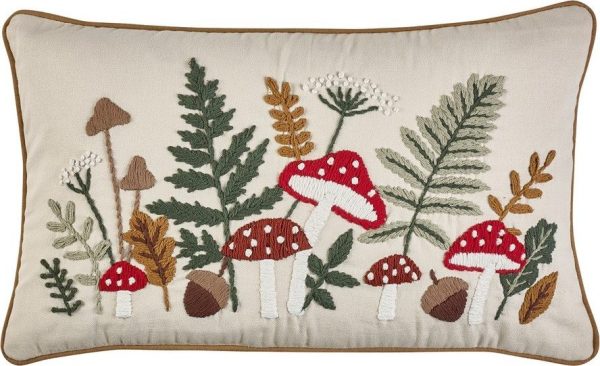 Bavlněný dekorační polštář 30x50 cm Embroidery Woodland – Catherine Lansfield
