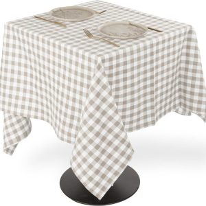 Bavlněný ubrus 150x150 cm Gingham – Tiseco Home Studio