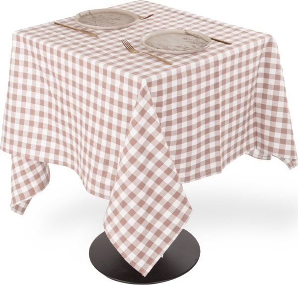 Bavlněný ubrus 150x150 cm Gingham – Tiseco Home Studio