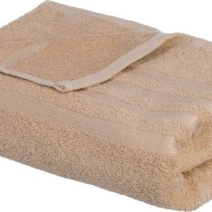 Béžová froté bavlněná osuška 100x150 cm Simple – Casa Selección