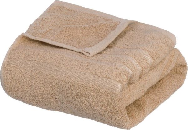 Béžová froté bavlněná osuška 70x140 cm Simple – Casa Selección