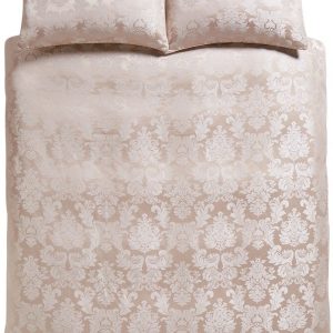 Béžové damaškové povlečení na dvoulůžko 200x200 cm Damask Jacquard – Catherine Lansfield