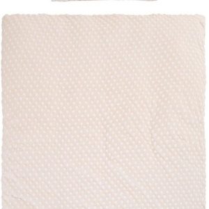 Béžové dětské povlečení do postýlky s příměsí bavlny 100x135 cm Frosty Almond – Roba