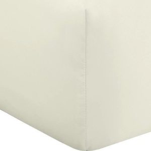 Béžové napínací saténové prostěradlo 135x190 cm Silky Soft – Catherine Lansfield