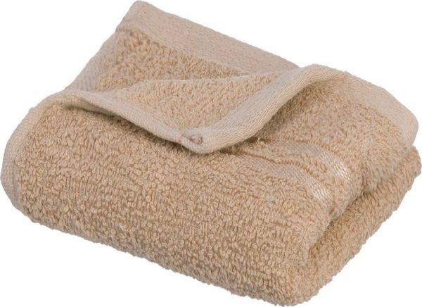 Béžový froté bavlněný ručník 30x50 cm Simple – Casa Selección