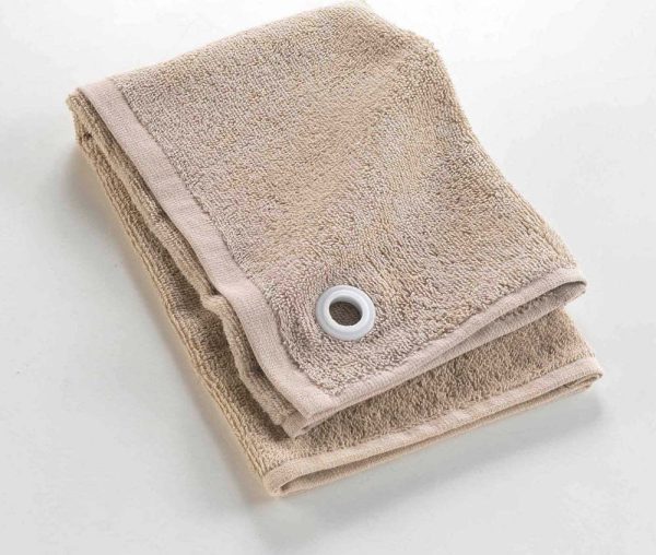 Béžový froté bavlněný ručník 50x50 cm Cuistot – douceur d'intérieur