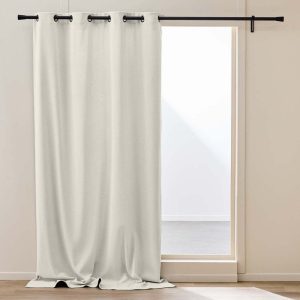 Béžový manšestrový termo závěs 140x260 cm Madison – douceur d'intérieur