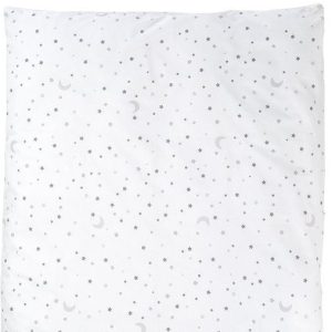 Bílé bavlněné dětské povlečení do postýlky 100x135 cm Sternenzauber – Roba