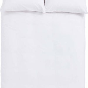 Bílé povlečení na dvoulůžko/prodloužené s příměsí tencelu 230x220 cm Temperature Controlling TENCEL™ – Bianca