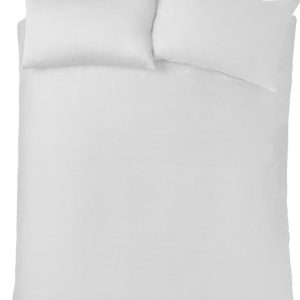 Bílé povlečení na dvoulůžko/prodloužené z bavlněného saténu 230x220 cm Cotton Sateen – Bianca