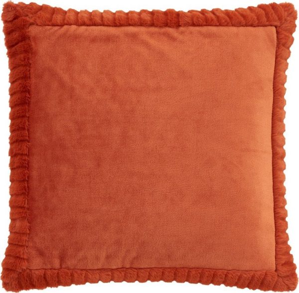 Dekorační polštář z mikroplyše 55x55 cm Velvet and Faux Fur – Catherine Lansfield
