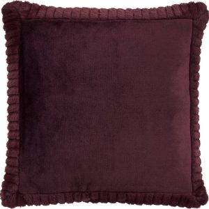 Dekorační polštář z mikroplyše 55x55 cm Velvet and Faux Fur – Catherine Lansfield