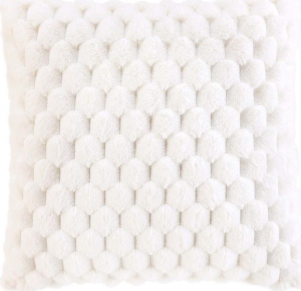 Dekorační polštář z umělé kožešiny 45x45 cm Frosty – douceur d'intérieur