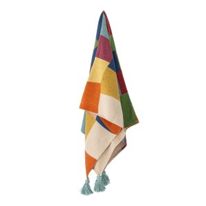 Dětská deka z recyklované bavlny 130x160 cm Colorine – Bloomingville Mini