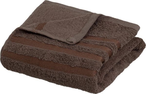 Hnědá froté bavlněná osuška 70x140 cm Simple – Casa Selección
