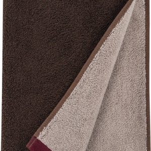 Hnědá froté osuška z Bio bavlny 70x133 cm Soft – Mette Ditmer Denmark