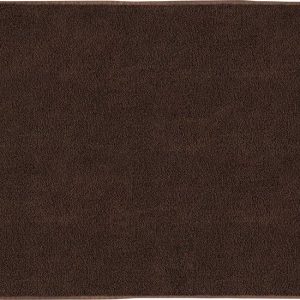 Hnědá koupelnová předložka z bio bavlny 50x80 cm Soft – Mette Ditmer Denmark