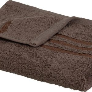 Hnědý froté bavlněný ručník 50x100 cm Simple – Casa Selección