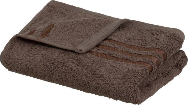 Hnědý froté bavlněný ručník 50x100 cm Simple – Casa Selección