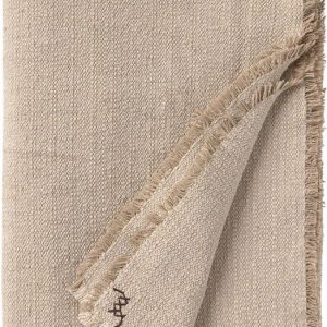 Krémová bavlněná deka 130x180 cm Handloom – Lorena Canals