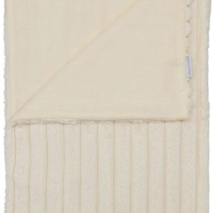 Krémová deka z mikroplyše 130x170 cm Cosy Ribbed – Catherine Lansfield