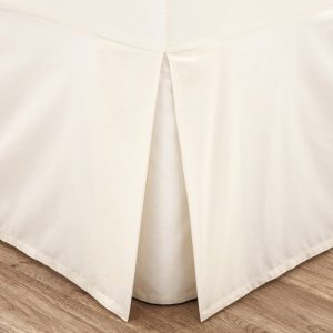 Krémový napínací perkálový potah na rám postele 150x200 cm Easy Iron Percale – Catherine Lansfield