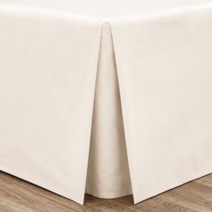 Krémový perkálový potah na rám postele 135x190 cm Easy Iron Percale – Catherine Lansfield