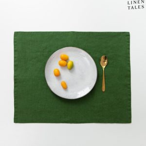 Lněné prostírání 35x45 cm True Green – Linen Tales