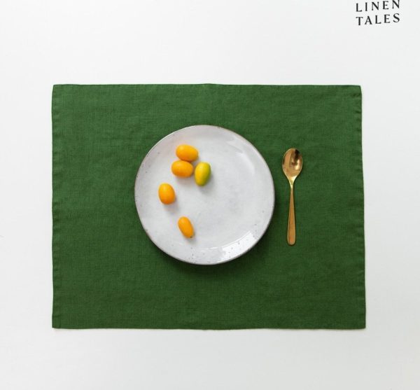 Lněné prostírání 35x45 cm True Green – Linen Tales