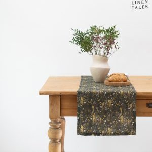 Lněný běhoun na stůl 40x150 cm Woodland – Linen Tales