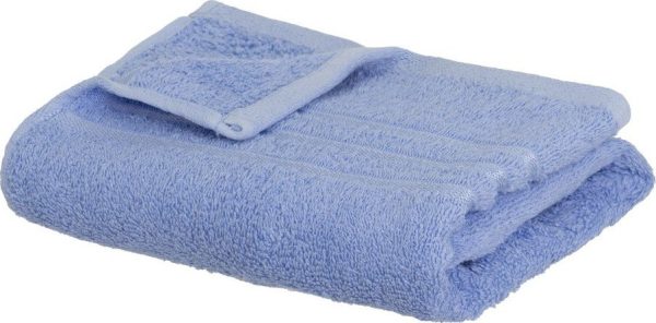 Modrý froté bavlněný ručník 50x100 cm Simple – Casa Selección